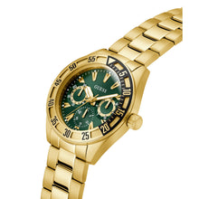 Laden Sie das Bild in den Galerie-Viewer, Guess Herren Uhr Armbanduhr Letterman GW0904G2 Edelstahl gold
