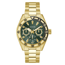 Laden Sie das Bild in den Galerie-Viewer, Guess Herren Uhr Armbanduhr Letterman GW0904G2 Edelstahl gold