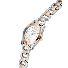 Laden Sie das Bild in den Galerie-Viewer, Guess Damen Uhr Armbanduhr VEDA GW0927L5 Edelstahl bicolor