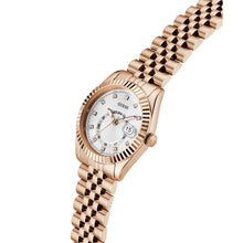 Laden Sie das Bild in den Galerie-Viewer, Guess Damen Uhr Armbanduhr JADA GW0936L4 Edelstahl rotgold