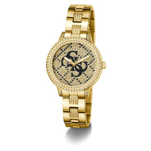 Laden Sie das Bild in den Galerie-Viewer, Guess Damen Uhr Armbanduhr G LACE GW0944L2 Edelstahl gold