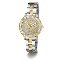 Laden Sie das Bild in den Galerie-Viewer, Guess Damen Uhr Armbanduhr G LACE GW0944L3 Edelstahl bicolor