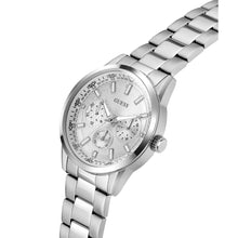 Laden Sie das Bild in den Galerie-Viewer, Guess Herren Uhr Armbanduhr TREY GW0963G1 Edelstahl silber