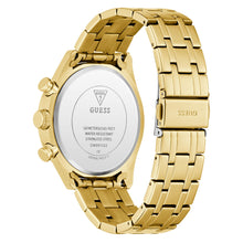 Laden Sie das Bild in den Galerie-Viewer, Guess Herren Uhr Armbanduhr DAWSON GW0971G2 Edelstahl gold
