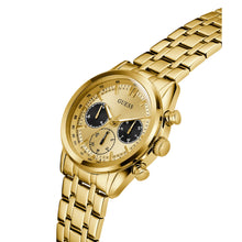 Laden Sie das Bild in den Galerie-Viewer, Guess Herren Uhr Armbanduhr DAWSON GW0971G2 Edelstahl gold