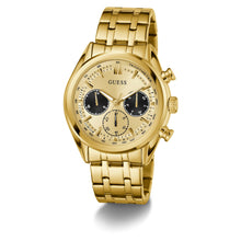 Laden Sie das Bild in den Galerie-Viewer, Guess Herren Uhr Armbanduhr DAWSON GW0971G2 Edelstahl gold