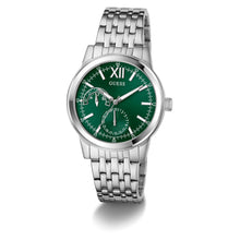 Laden Sie das Bild in den Galerie-Viewer, Guess Herren Uhr Armbanduhr EMERSON GW0976G5 Edelstahl silber
