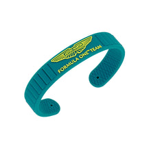 Laden Sie das Bild in den Galerie-Viewer, ASTON MARTIN Herren Armband Armreif Silikon Grün AM FORMULA 1 MJFBF5BU5
