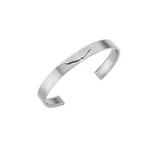 Laden Sie das Bild in den Galerie-Viewer, ASTON MARTIN Herren Armband Armreif Edelstahl silber AML ICON MJIBF5BL3