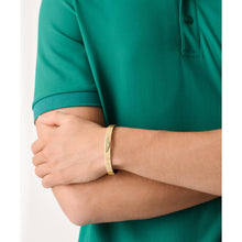 Laden Sie das Bild in den Galerie-Viewer, ASTON MARTIN Herren Armband Armreif Edelstahl Gold AML ICON MJIBF5BL5