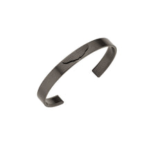 Laden Sie das Bild in den Galerie-Viewer, ASTON MARTIN Herren Armband Armreif Edelstahl schwarz AML ICON MJIBF5BM4