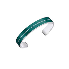 Laden Sie das Bild in den Galerie-Viewer, ASTON MARTIN Herren Armband Armreif Edelstahl Emaille Grün AML ICON MJITF5BL1