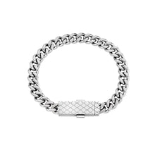 Laden Sie das Bild in den Galerie-Viewer, ASTON MARTIN Herren Armband Armkette Edelstahl silber AML ICON MJIUF5BL2