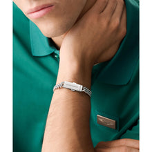 Laden Sie das Bild in den Galerie-Viewer, ASTON MARTIN Herren Armband Armkette Edelstahl silber AML ICON MJIUF5BL2