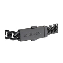 Laden Sie das Bild in den Galerie-Viewer, ASTON MARTIN Herren Armband Armkette Edelstahl schwarz AML ICON MJIUF5BL3
