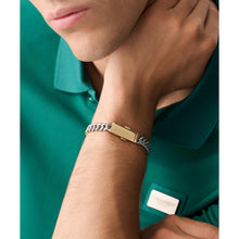 Laden Sie das Bild in den Galerie-Viewer, ASTON MARTIN Herren Armband Armkette Edelstahl bicolor AML ICON MJIUF5BL4