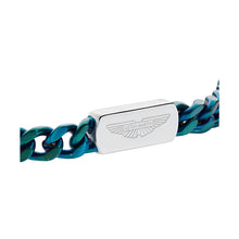 Laden Sie das Bild in den Galerie-Viewer, ASTON MARTIN Herren Armband Armkette Edelstahl Grün AML ICON MJIUF5BM5
