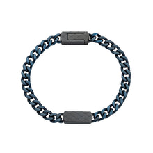 Laden Sie das Bild in den Galerie-Viewer, ASTON MARTIN Herren Armband Armkette Edelstahl Blau AML ICON MJIUF5BM6