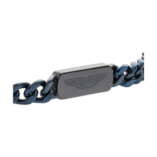 Laden Sie das Bild in den Galerie-Viewer, ASTON MARTIN Herren Armband Armkette Edelstahl Blau AML ICON MJIUF5BM6