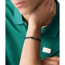 Laden Sie das Bild in den Galerie-Viewer, ASTON MARTIN Herren Armband Armkette Edelstahl Blau AML ICON MJIUF5BM6
