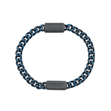 Laden Sie das Bild in den Galerie-Viewer, ASTON MARTIN Herren Armband Armkette Edelstahl Blau AML ICON MJIUF5BM6