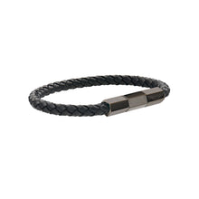 Laden Sie das Bild in den Galerie-Viewer, ASTON MARTIN Herren Armband Lederband Edelstahl AML THRILL MJRIF5BU1