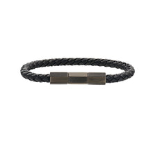 Laden Sie das Bild in den Galerie-Viewer, ASTON MARTIN Herren Armband Lederband Edelstahl AML THRILL MJRIF5BU1