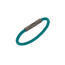 Laden Sie das Bild in den Galerie-Viewer, ASTON MARTIN Herren Armband Lederband Edelstahl AML THRILL MJRIF5BU2