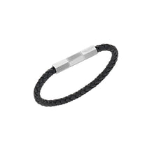 Laden Sie das Bild in den Galerie-Viewer, ASTON MARTIN Herren Armband Lederband Edelstahl AML THRILL MJRIF5BU4