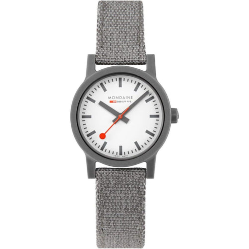 Mondaine Damen Uhr Armbanduhr 32 mm MS1.32110.LU Essence Textil