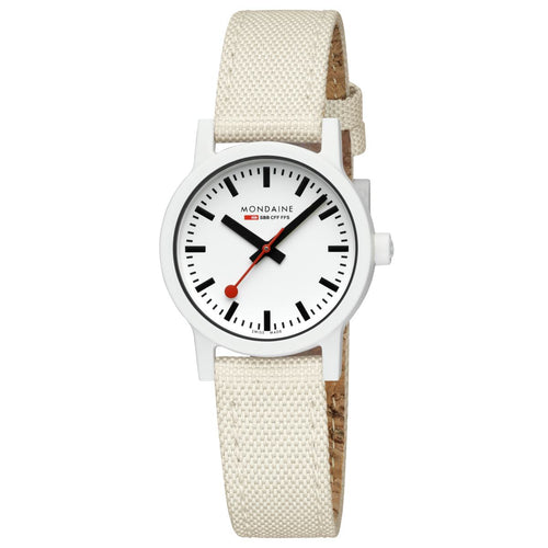 Mondaine Damen Uhr Armbanduhr 32 mm MS1.32111.LT Essence Textil