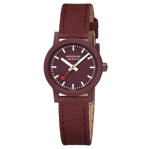 Mondaine Damen Uhr Classic Armbanduhr 32 mm MS1.32130.LC Textil