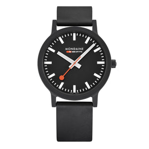 Mondaine Unisex Uhr Armbanduhr 41 mm MS1.41120.RB Essence Textil