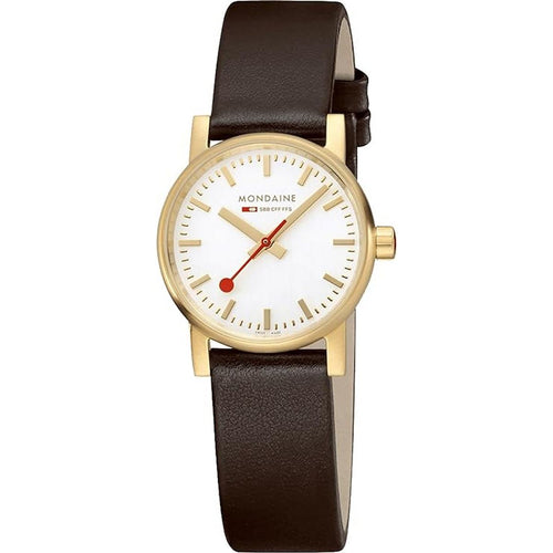 Mondaine Damen Uhr Armbanduhr 30 mm MSE.30112.LGV evo2 Leder