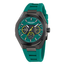 Laden Sie das Bild in den Galerie-Viewer, ASTON MARTIN Herren Uhr Multifunktion Armbanduhr AML THRILL MTRI1F503 Silikon