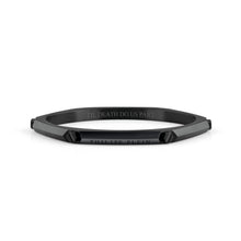 Laden Sie das Bild in den Galerie-Viewer, Philipp Plein Herren Armband Armreif Edelstahl IP Black THE PLEIN CUFF PJ1EA05BL