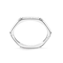 Laden Sie das Bild in den Galerie-Viewer, Philipp Plein Damen Armband Armreif Edelstahl silber THE PLEIN CUFF PJ1EA06BS