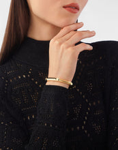 Laden Sie das Bild in den Galerie-Viewer, Philipp Plein Damen Armband Armreif Edelstahl IP Gold THE PLEIN CUFF PJ1EA07BL
