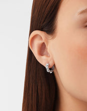 Laden Sie das Bild in den Galerie-Viewer, Philipp Plein Damen Ohrringe Creolen Edelstahl silber THE PLEIN CUFF PJ1EA24EU