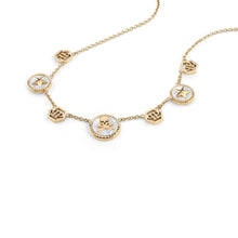 Laden Sie das Bild in den Galerie-Viewer, Philipp Plein Damen Kette Halskette Edelstahl IP Gold PLEIN MINI LOGO PJ2EA10NU