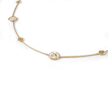 Laden Sie das Bild in den Galerie-Viewer, Philipp Plein Damen Kette Halskette Edelstahl IP Gold PLEIN MINI LOGO PJ2EA11NU