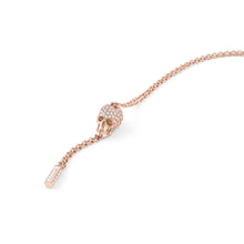 Laden Sie das Bild in den Galerie-Viewer, Philipp Plein Damen Kette Halskette Edelstahl IP Rose SLIDING $KULL PJ3EA06NU