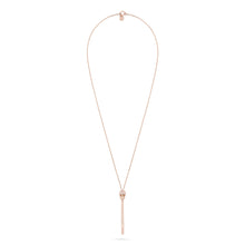 Laden Sie das Bild in den Galerie-Viewer, Philipp Plein Damen Kette Halskette Edelstahl IP Rose SLIDING $KULL PJ3EA06NU