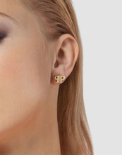 Laden Sie das Bild in den Galerie-Viewer, Philipp Plein Damen Ohrringe Ohrstecker Edelstahl IP Gold PP ELEMENTS PJ4EA03EU