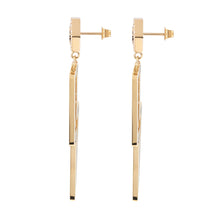 Laden Sie das Bild in den Galerie-Viewer, Philipp Plein Damen Ohrringe Ohrhänger Edelstahl IP Gold PLEIN VANITY PJ7EA02EU