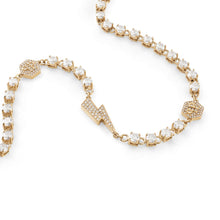 Laden Sie das Bild in den Galerie-Viewer, Philipp Plein Damen Kette Halskette Edelstahl IP Gold PLEIN VANITY PJ7EA04NU