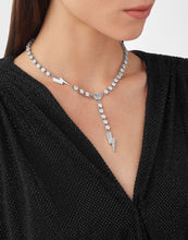 Laden Sie das Bild in den Galerie-Viewer, Philipp Plein Damen Kette Halskette Edelstahl silber PLEIN VANITY PJ7EA08NU