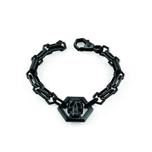 Laden Sie das Bild in den Galerie-Viewer, Philipp Plein Herren Armkette Edelstahl IP Black PLEIN ICON CHAIN PJ9EA11BU