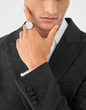 Laden Sie das Bild in den Galerie-Viewer, Philipp Plein Herren Ring Edelstahl silber PLEIN EDGE PJPEA01R
