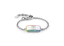 Laden Sie das Bild in den Galerie-Viewer, Philipp Plein Damen Armband Armkette Edelstahl Silber PLEIN TAG PJQEA03BU